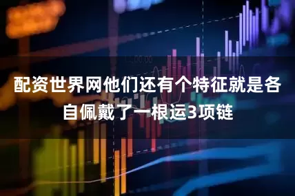 配资世界网他们还有个特征就是各自佩戴了一根运3项链